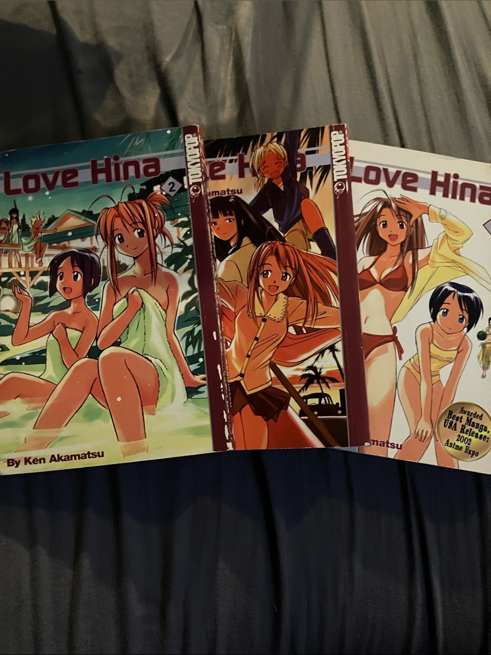 Love Hina Manga Volumes - Colorful Cover Art (Multiple Colors)